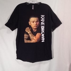 Kane Brown Women's Black Double-sided Concert Tour 2019 Tee Size L